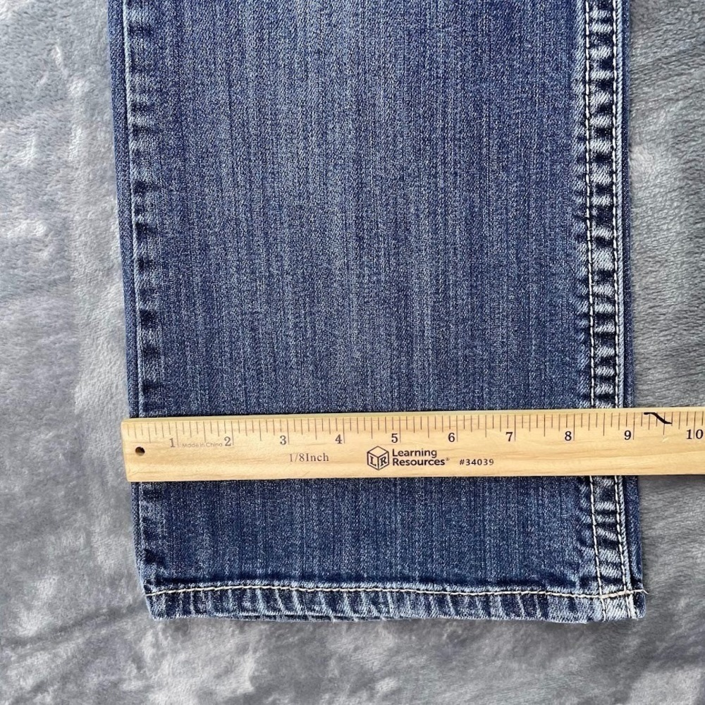 Silver Jeans Womens 36x29 Suki Boot Cut Blue Denim Thick Stitch Medium Wash - Picture 10 of 10